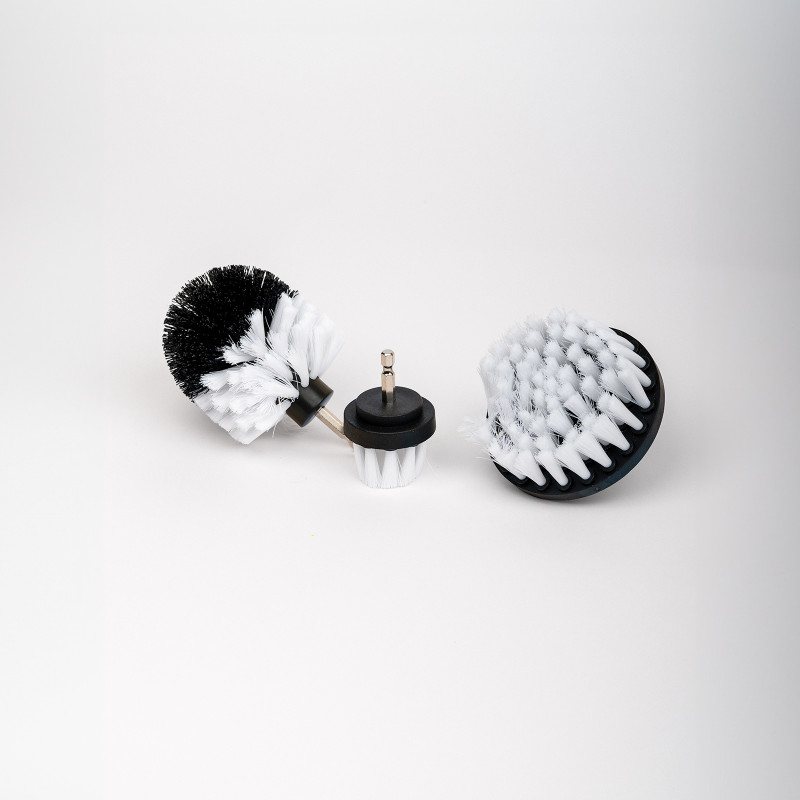 Lot De 3 Brosses Pour Perceuse - Décapage Et Nettoyage - Neuf Sous Emballage