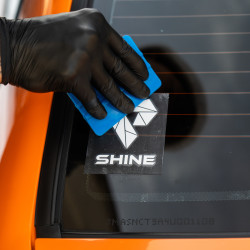 Sticker Logo Officiel SHINE - Blanc