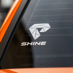 Sticker Logo Officiel SHINE - Blanc