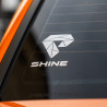 Sticker Logo Officiel SHINE - Blanc