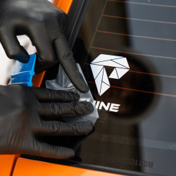 Sticker Logo Officiel SHINE - Blanc