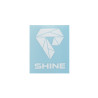 Sticker Logo Officiel SHINE - Blanc