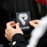 Sticker Logo Officiel SHINE - Blanc