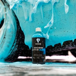 Mousse Active colorée Bleue