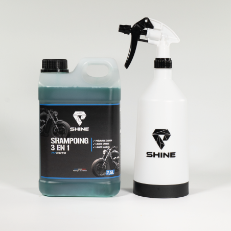 Shampoing 3 en 1 moto - Conditionnement 2,5L