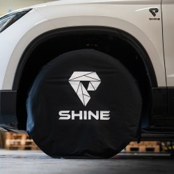 Caches roue SHINE - Lot de 4