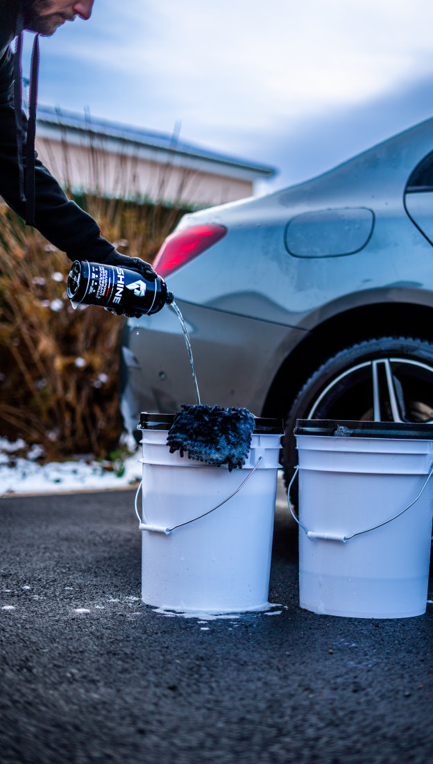 Gant de lavage carrosserie double face NORAUTO démoustiquant et